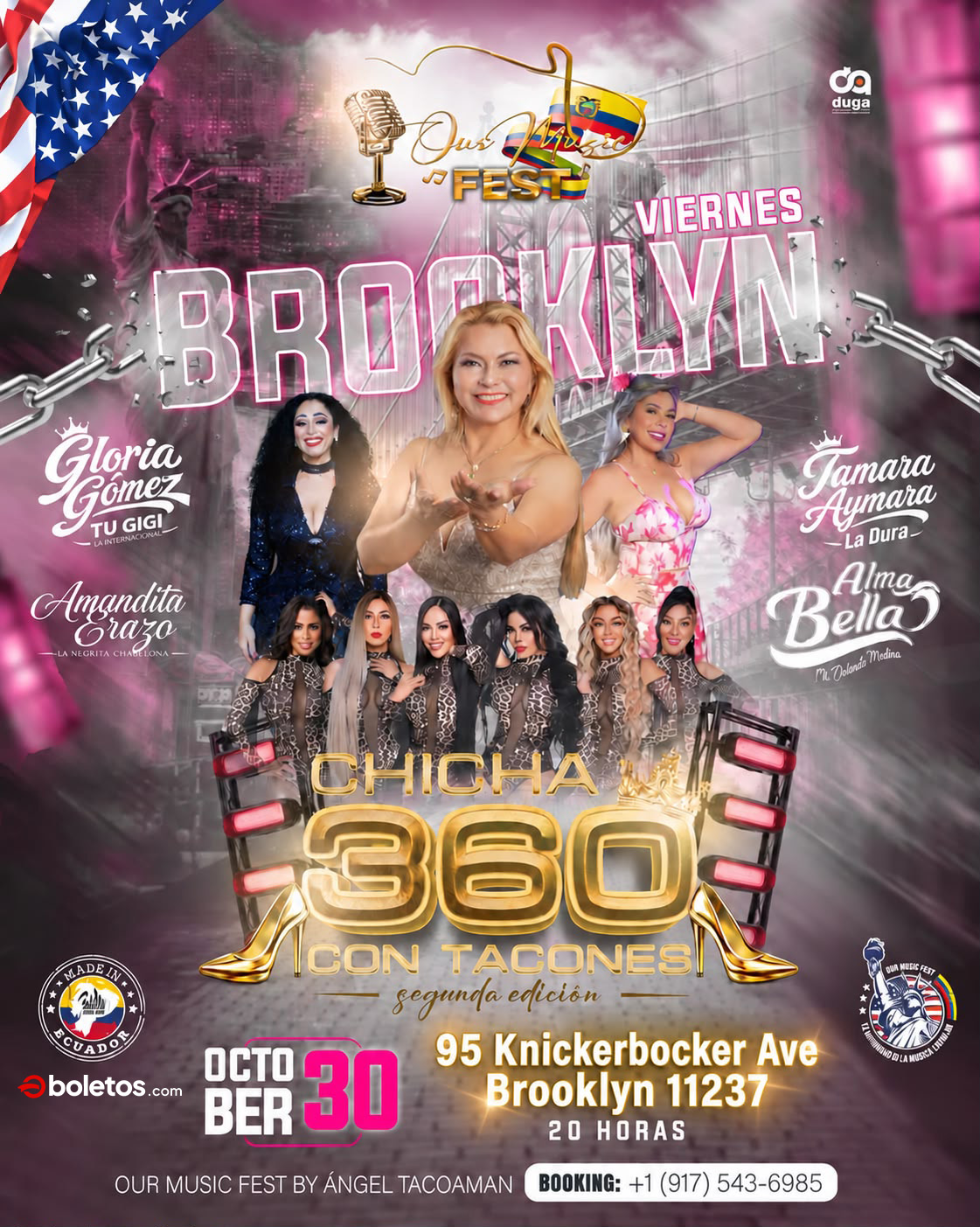 Buy tickets for GLORIA GOMEZ | TAMARA AYMARA | AMANDITA ERAZO | ALMA BELLA GLORIA GOMEZ | TAMARA AYMARA | AMANDITA ERAZO | ALMA BELLA