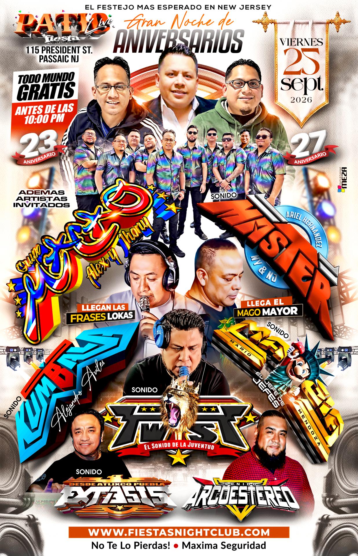 Súper  Aniversario De Grupo Macao Y Sonido Master