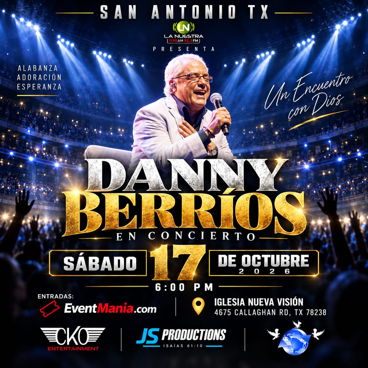 Buy tickets for DANNY BERRIOS EN CONCIERTO DANNY BERRIOS EN CONCIERTO