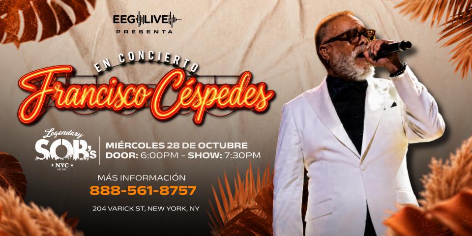 Buy tickets for Francisco Pancho Cespedes Francisco Pancho Cespedes