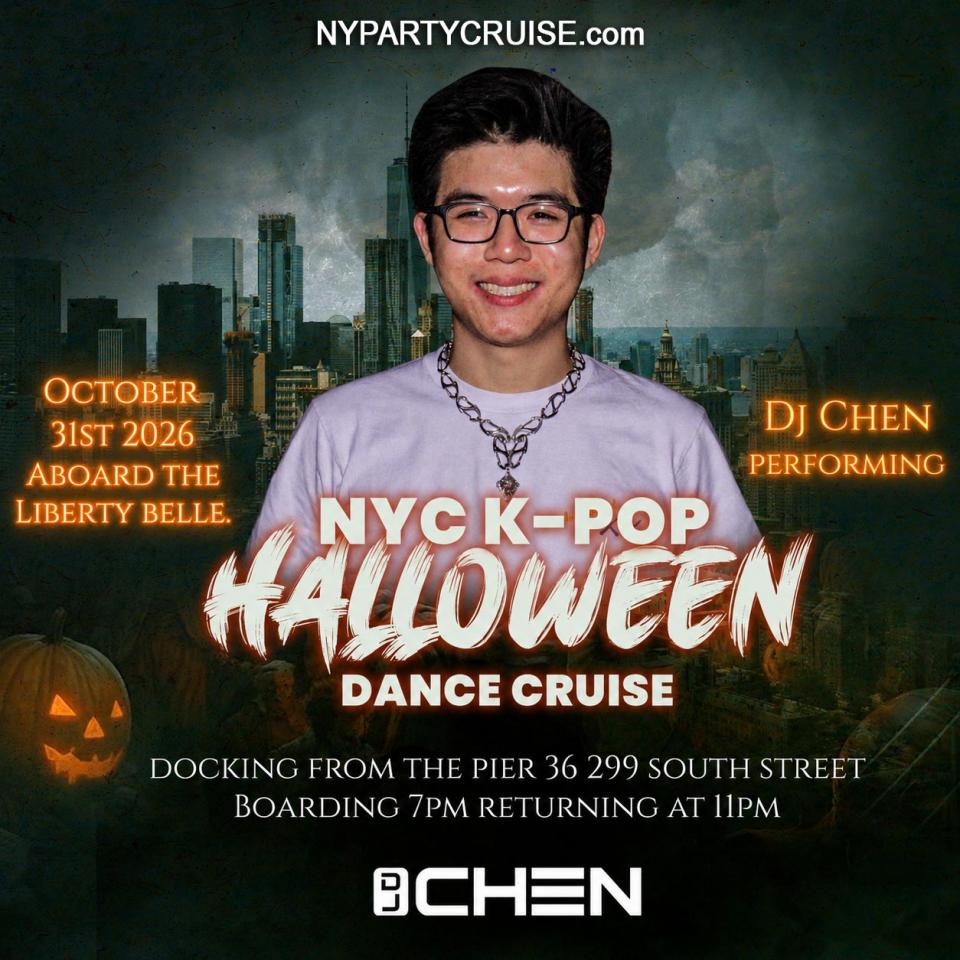 DJ Chen NYC K-Pop Halloween Dance Cruise