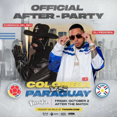 COLOMBIA VS PARAGUAY OFFICAL AFTER -PARTY