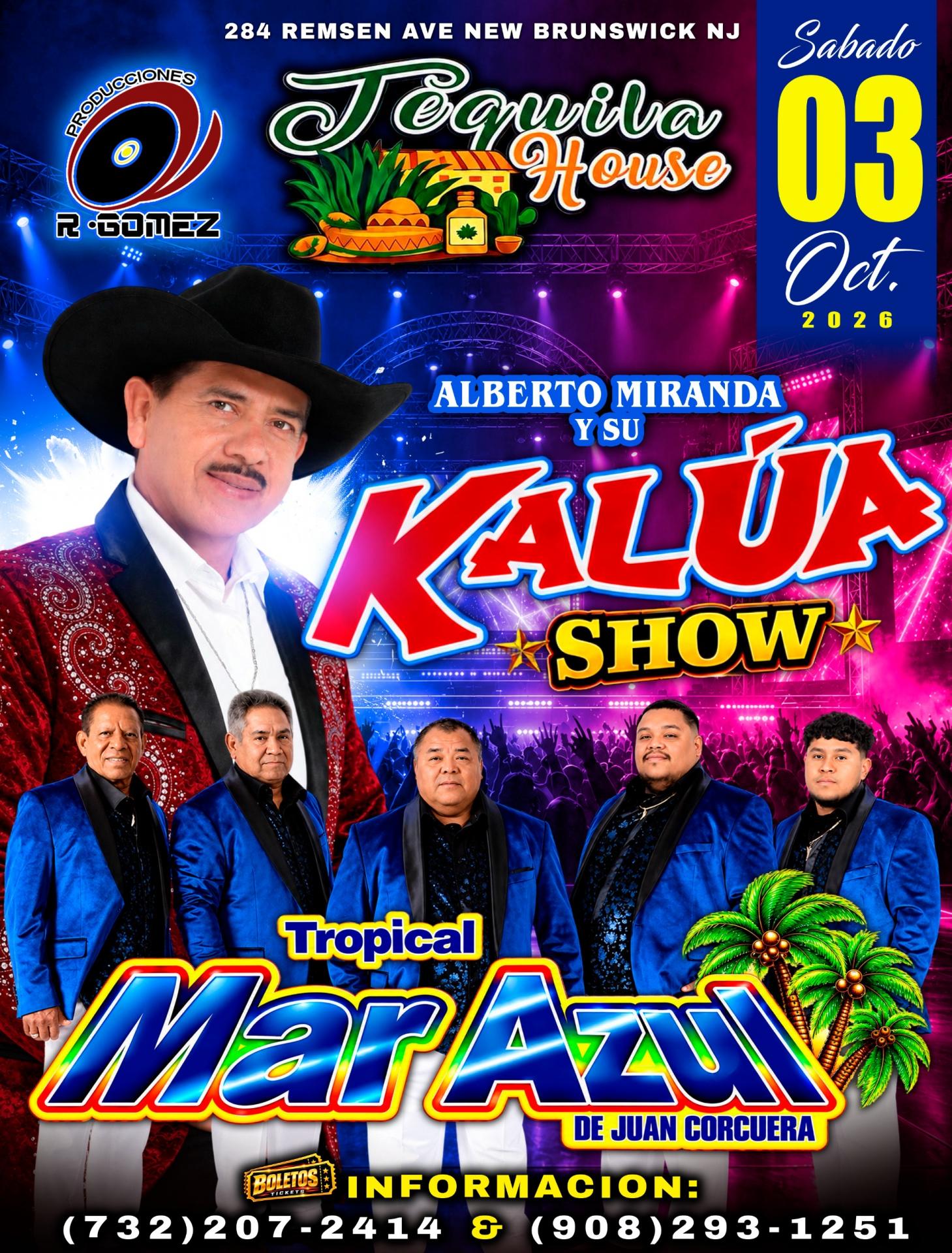 Buy tickets for KALUA SHOW & CONJUNTO MAR AZUL KALUA SHOW & CONJUNTO MAR AZUL