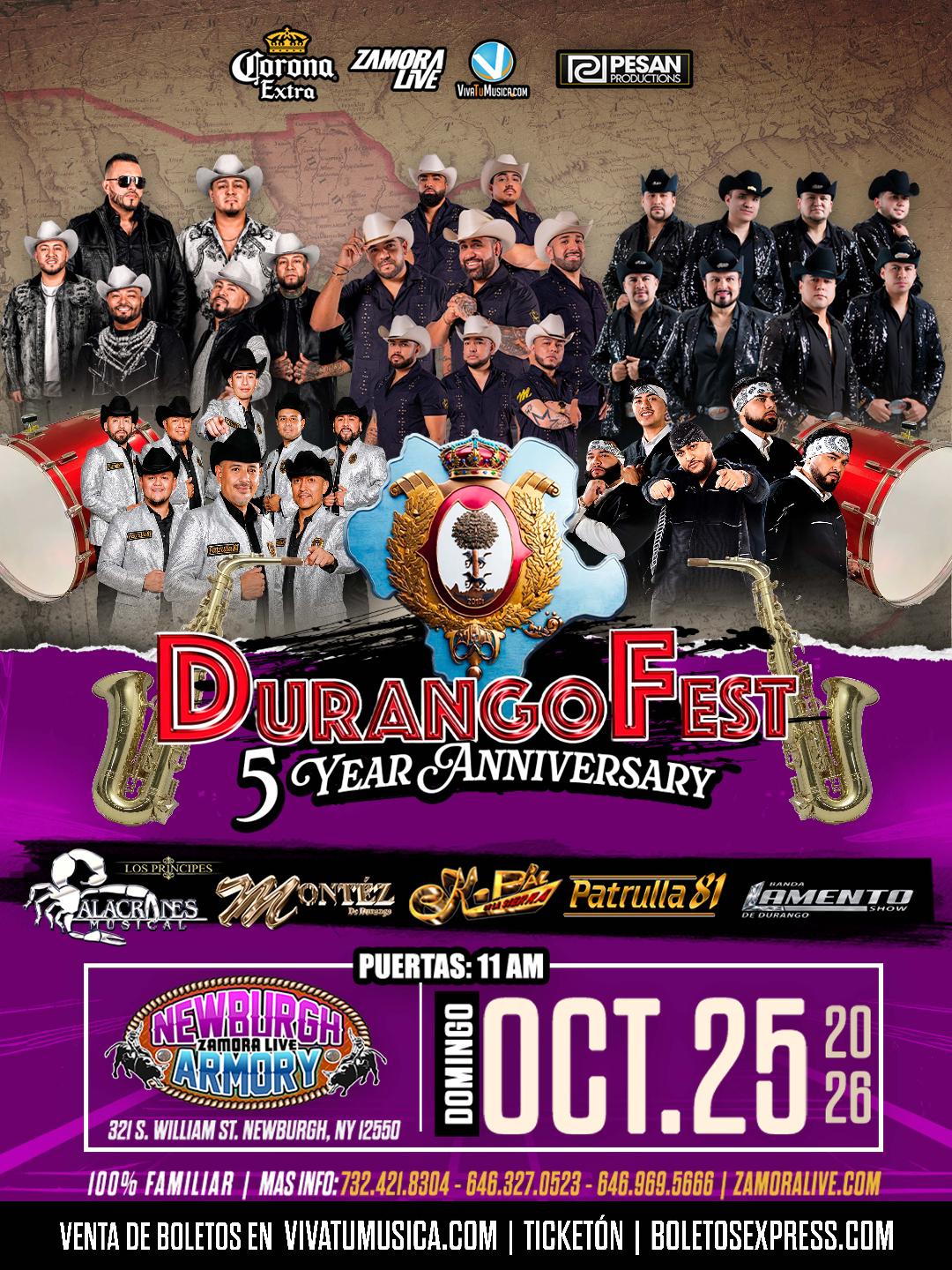 DURANGOFEST EN NEWBURGH ARMORY