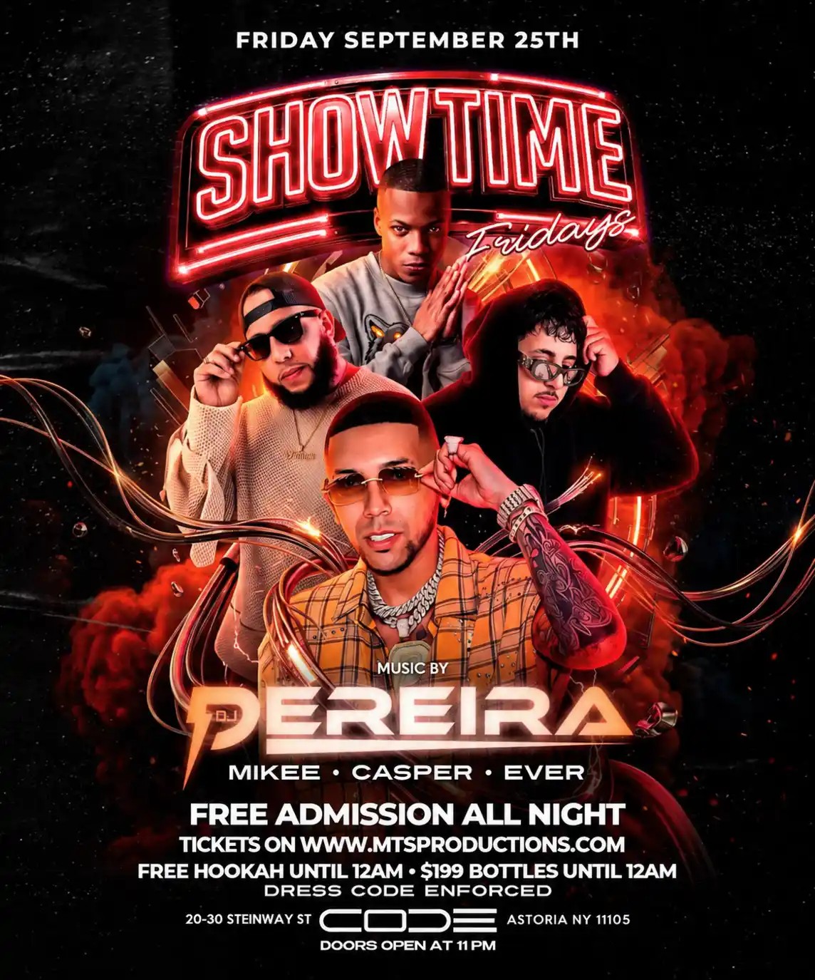 Buy tickets for Showtime Fridays at CODE Astoria | Queens Friday Night Party – September 25, 2026 Showtime Fridays at CODE Astoria | Queens Friday Night Party – September 25, 2026