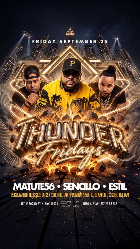 THUNDER FRIDAYS