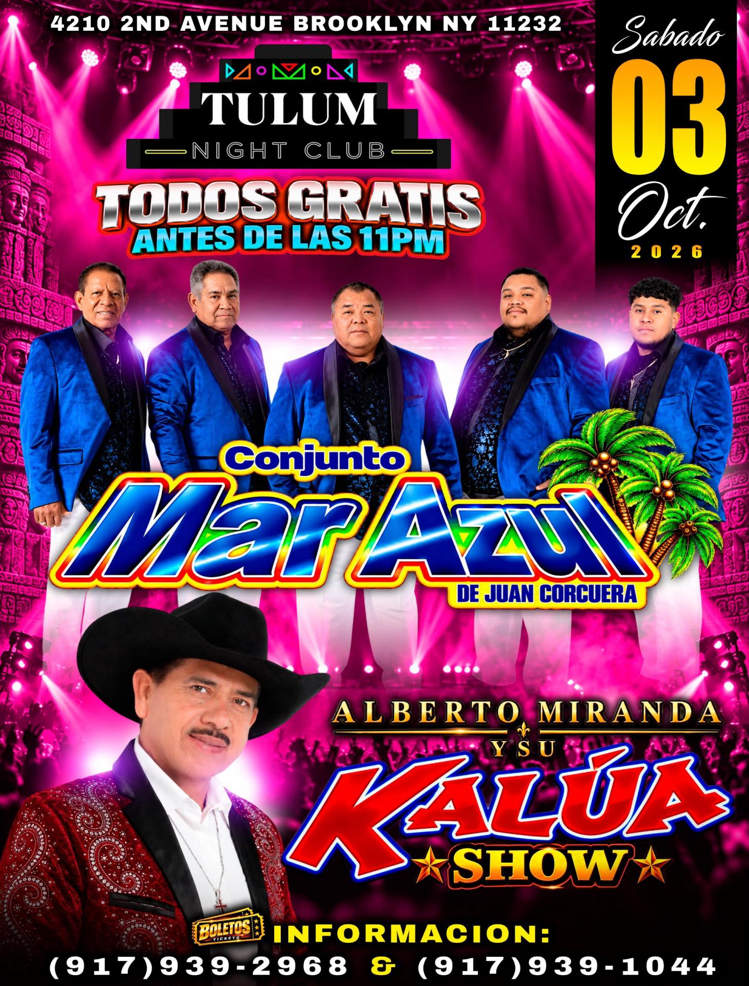 CONJUNTO MAR AZUL & KALUA SHOW