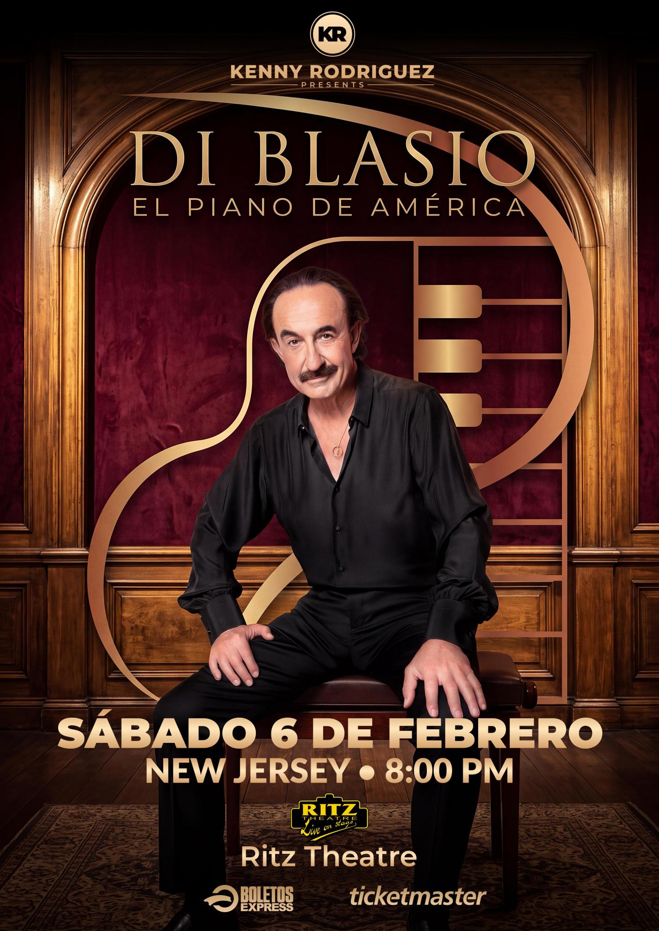 Buy tickets for RAUL DI BLASIO - NEW JERSEY RAUL DI BLASIO - NEW JERSEY