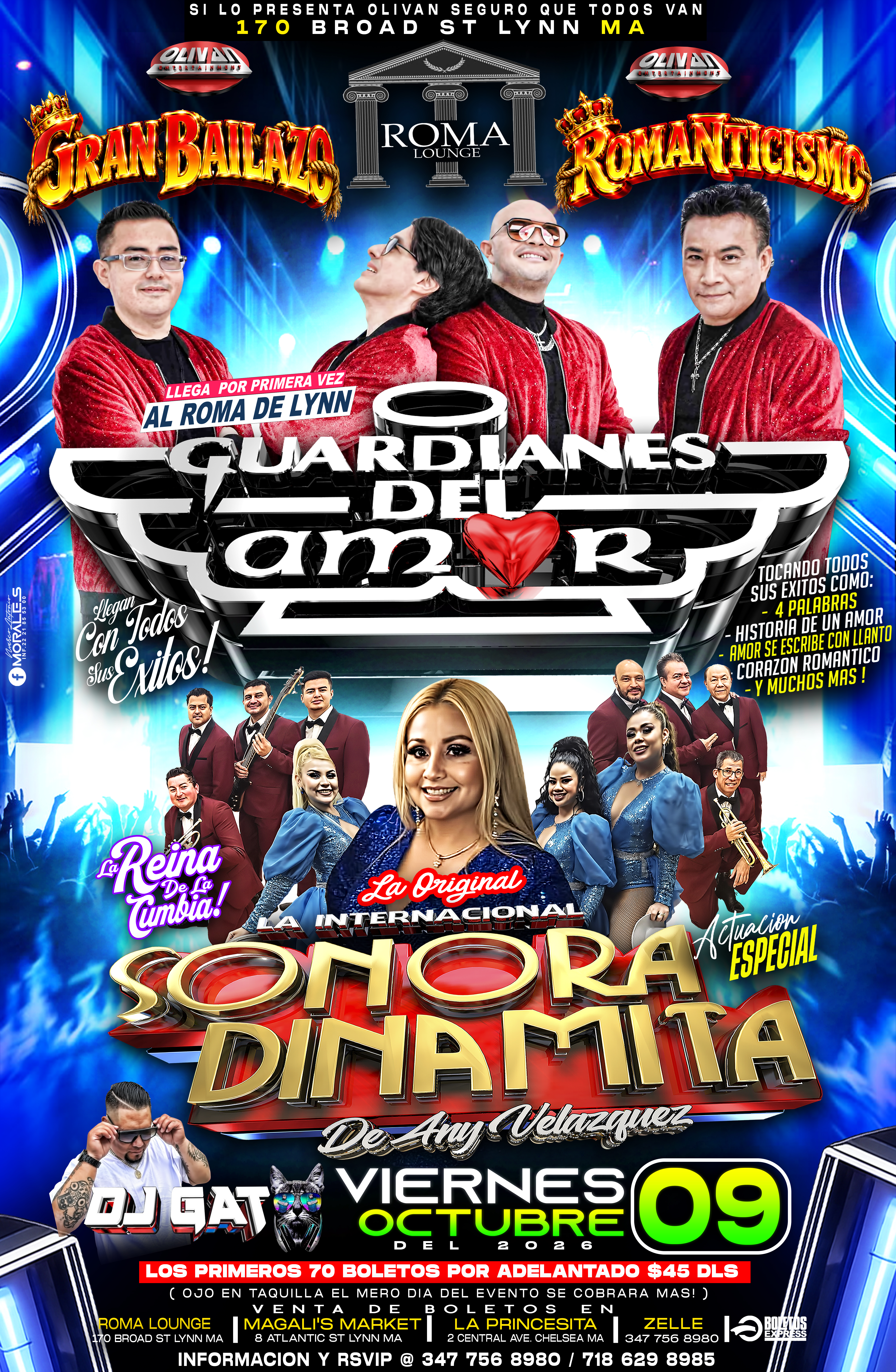 Buy tickets for Guardianes Del Amor, International Sonora Dinamita Any Velasquez En Lynn Guardianes Del Amor, International Sonora Dinamita Any Velasquez En Lynn