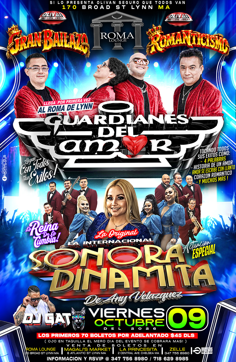 Buy tickets for Guardianes Del Amor, International Sonora Dinamita Any Velasquez En Lynn Guardianes Del Amor, International Sonora Dinamita Any Velasquez En Lynn