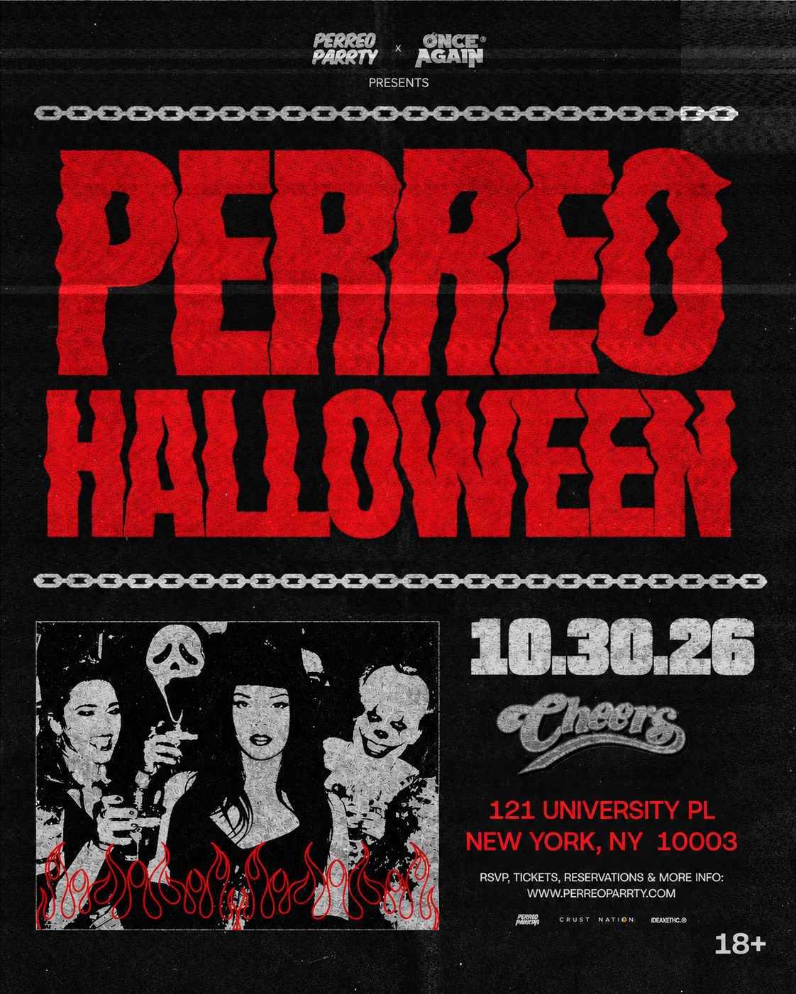 PERREO HALLOWEEN  - Latin Reggaeton Dance Party in NYC (18+)