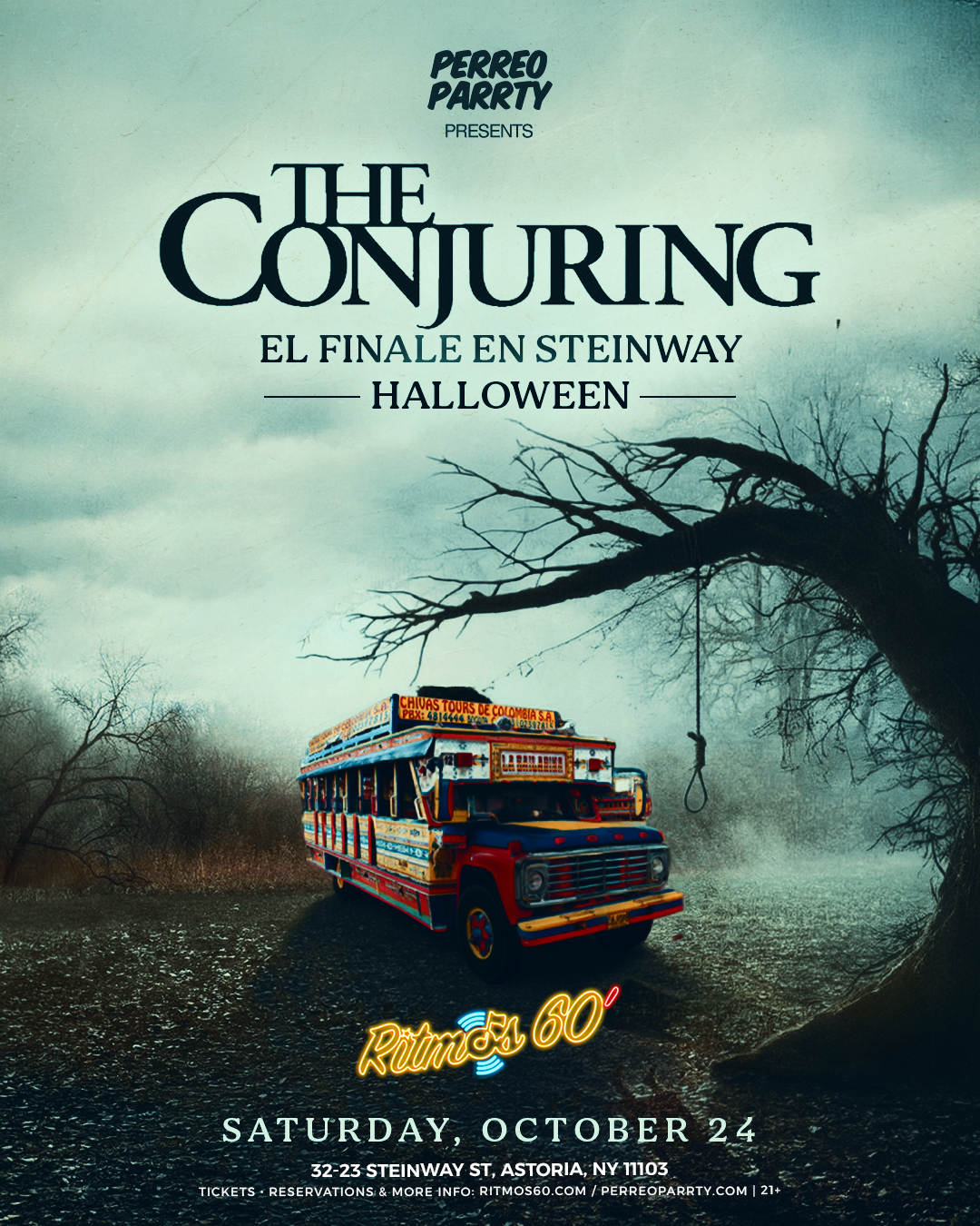 Buy tickets for The Conjuring on Steinway Halloween Colombian Parrty The Conjuring on Steinway Halloween Colombian Parrty