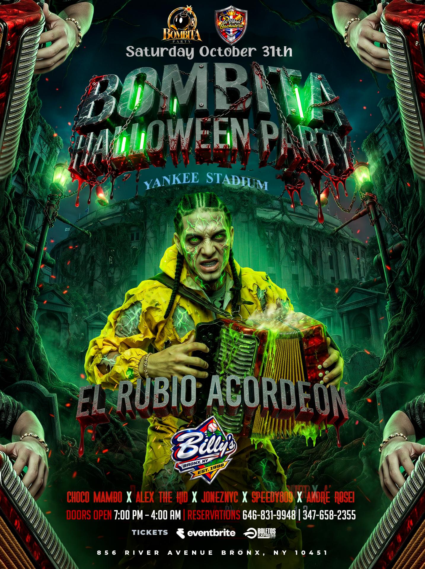 Buy tickets for The Hunted Sport bar👻🔥 Bombita Party & La Vibra Bachatera. Present The Hunted Sport bar👻🔥 Bombita Party & La Vibra Bachatera. Present