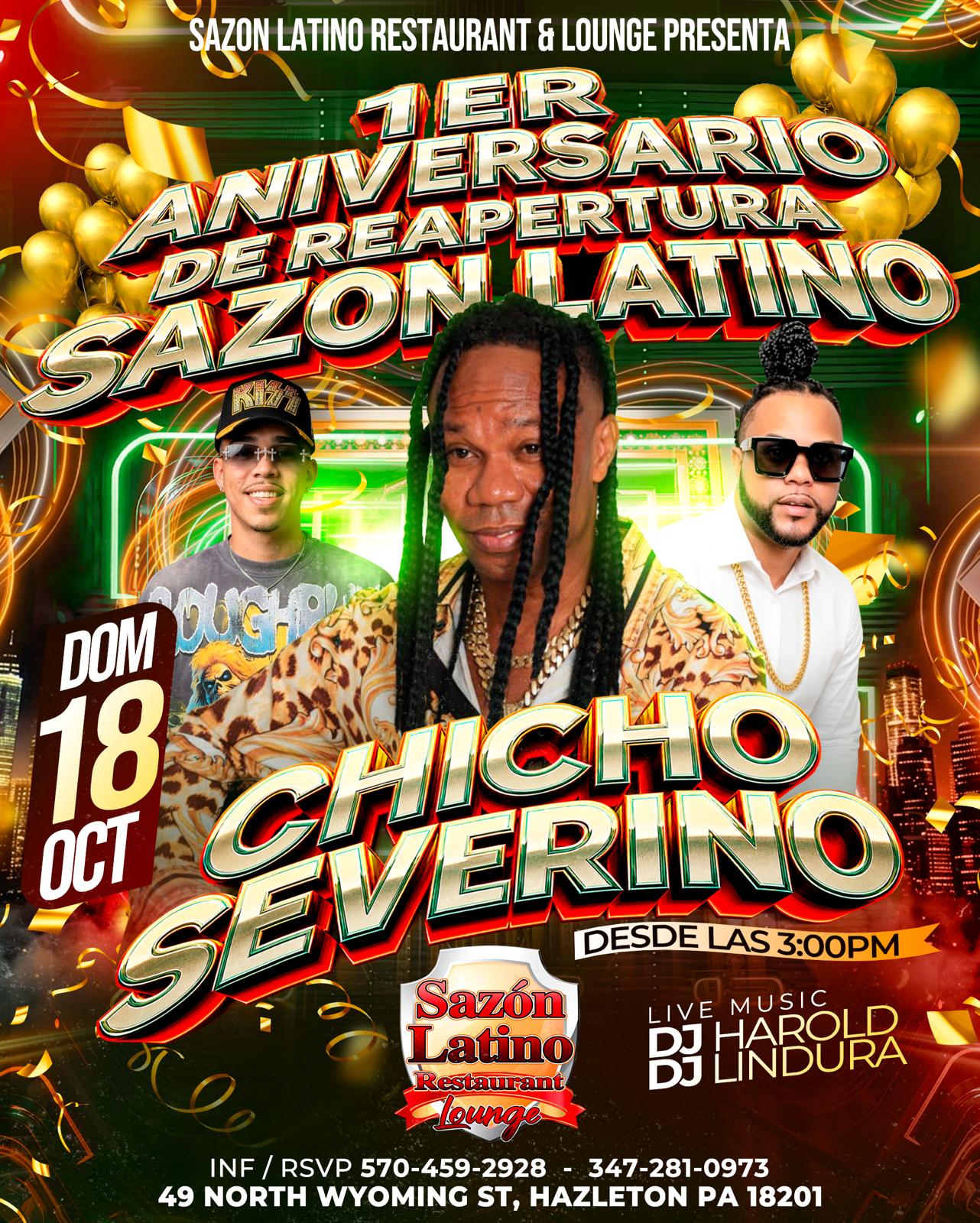 1er aniversario sazon latino