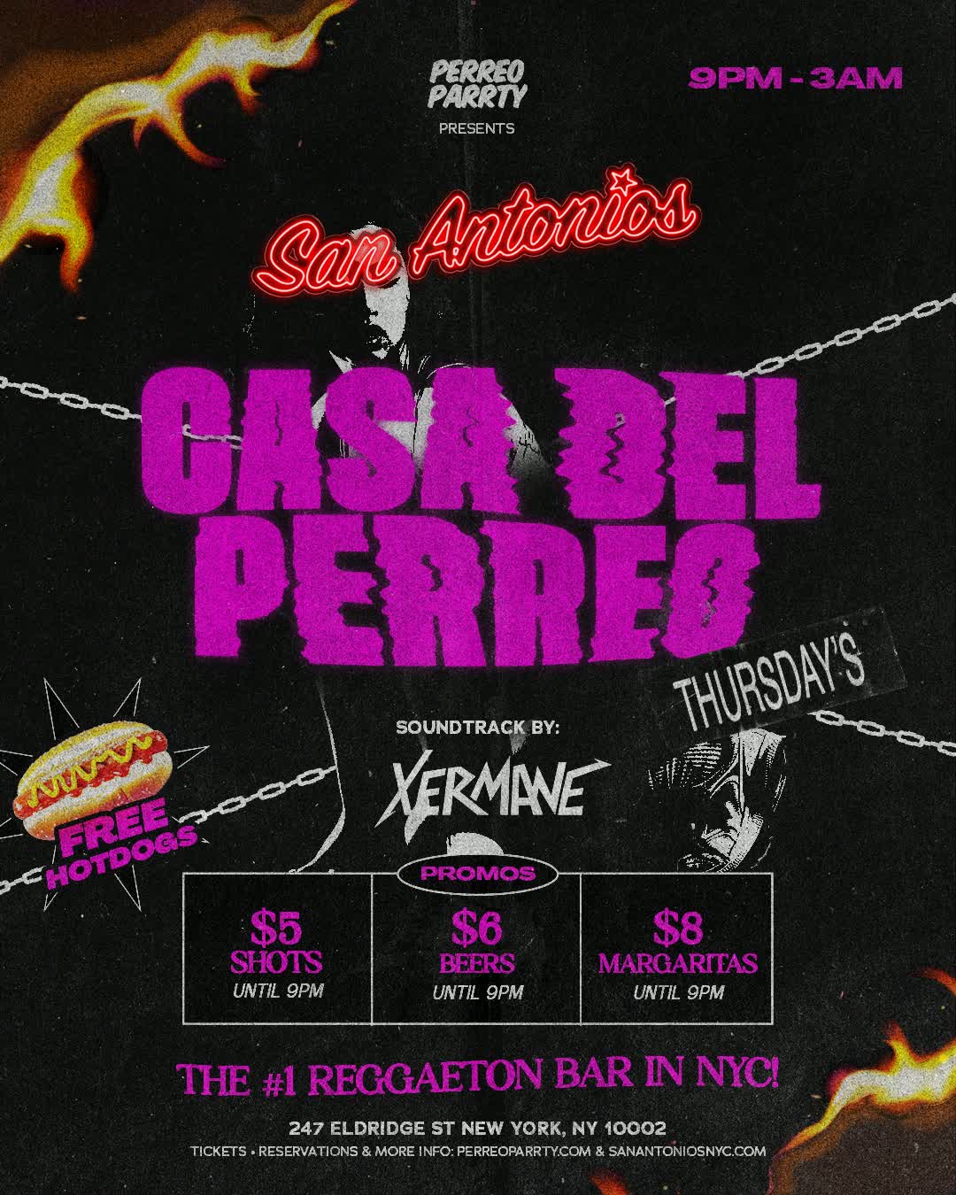 #1 Reggaeton Bar New York City - Thursdays San Antonios Casa del Perreo