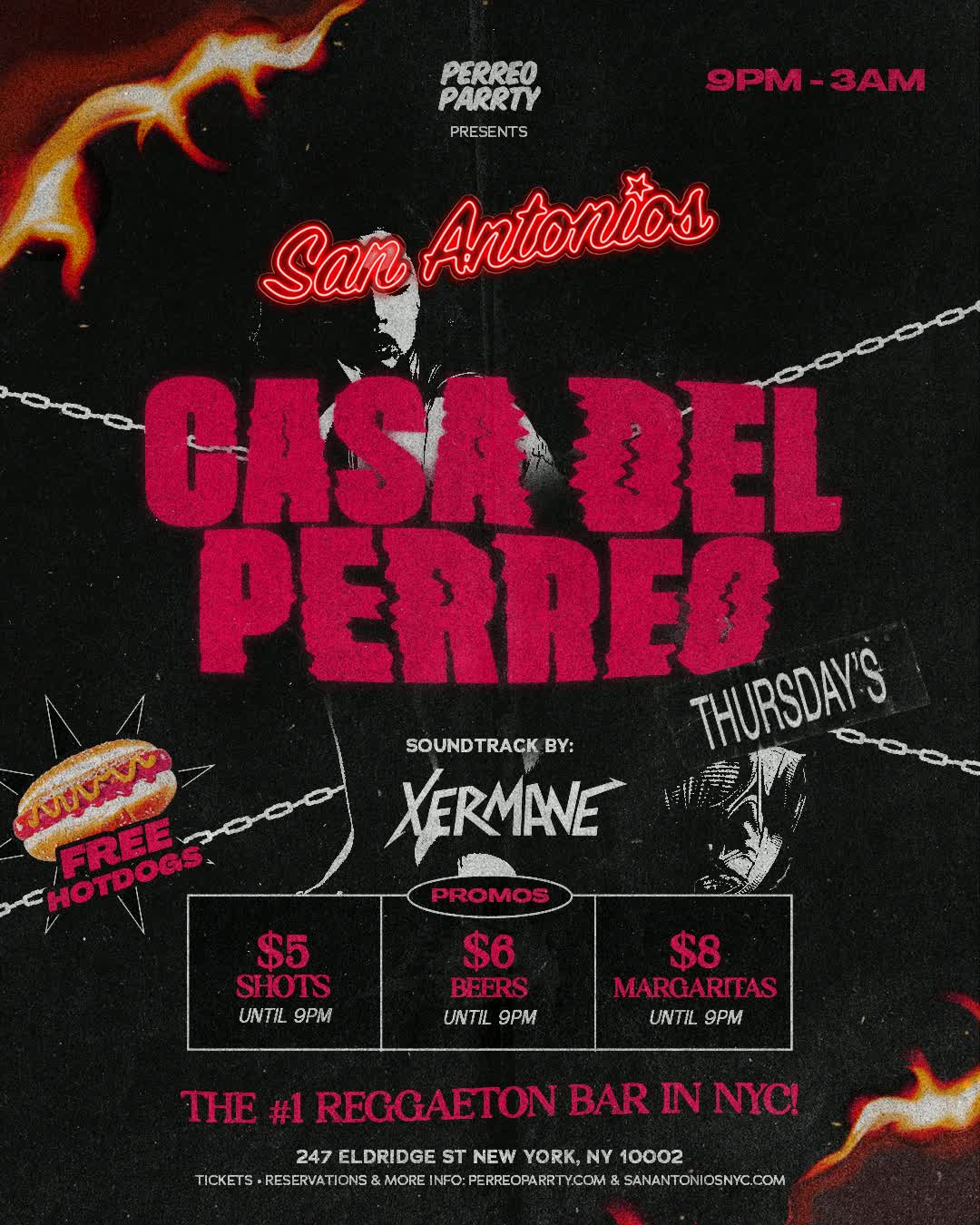 #1 Reggaeton Bar New York City - Thursdays San Antonios Casa del Perreo
