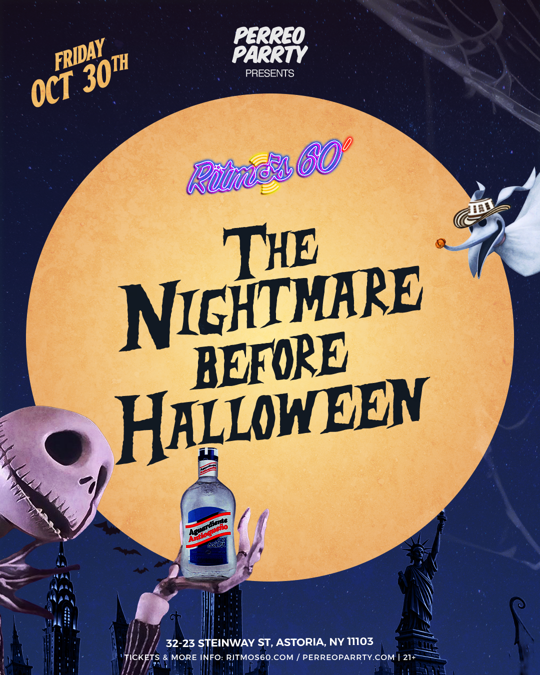 The Nightmare Before Halloween Colombian Parrty at Ritmos 60