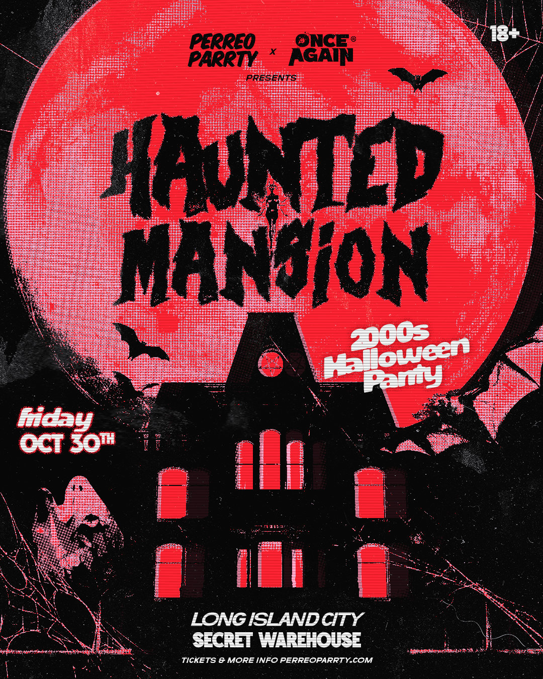 2000s Halloween Parrty: Haunted Mansion - Secret Warehouse NYC (18+)