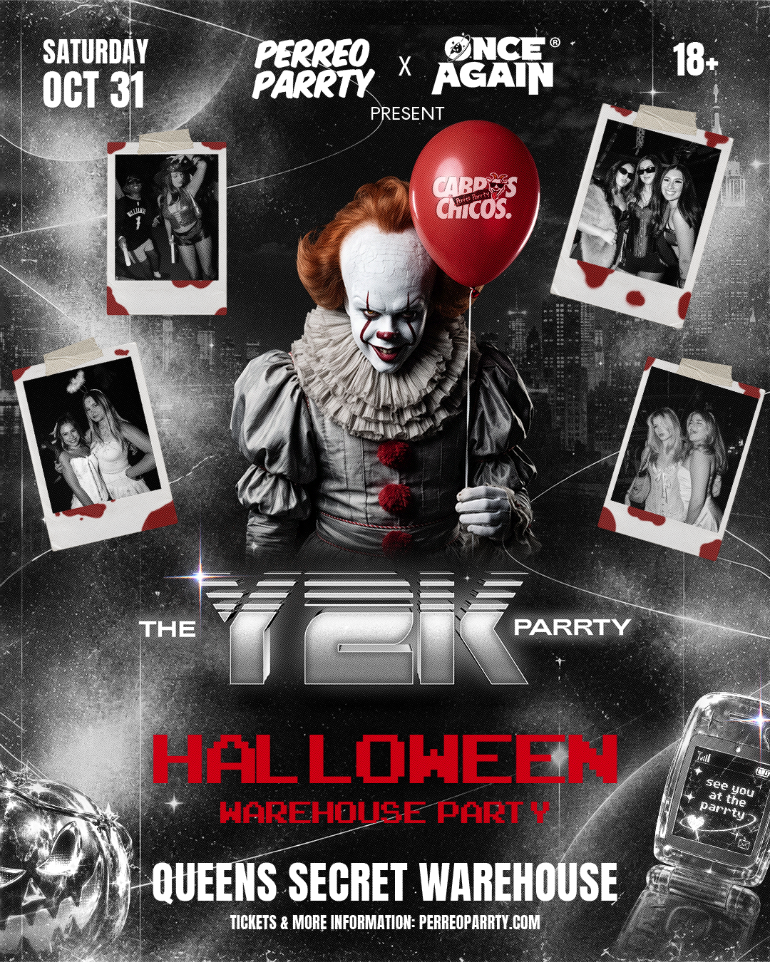 THE Y2K SECRET HALLOWEEN WAREHOUSE PARRTY - (DAY 2) NYC | 18+