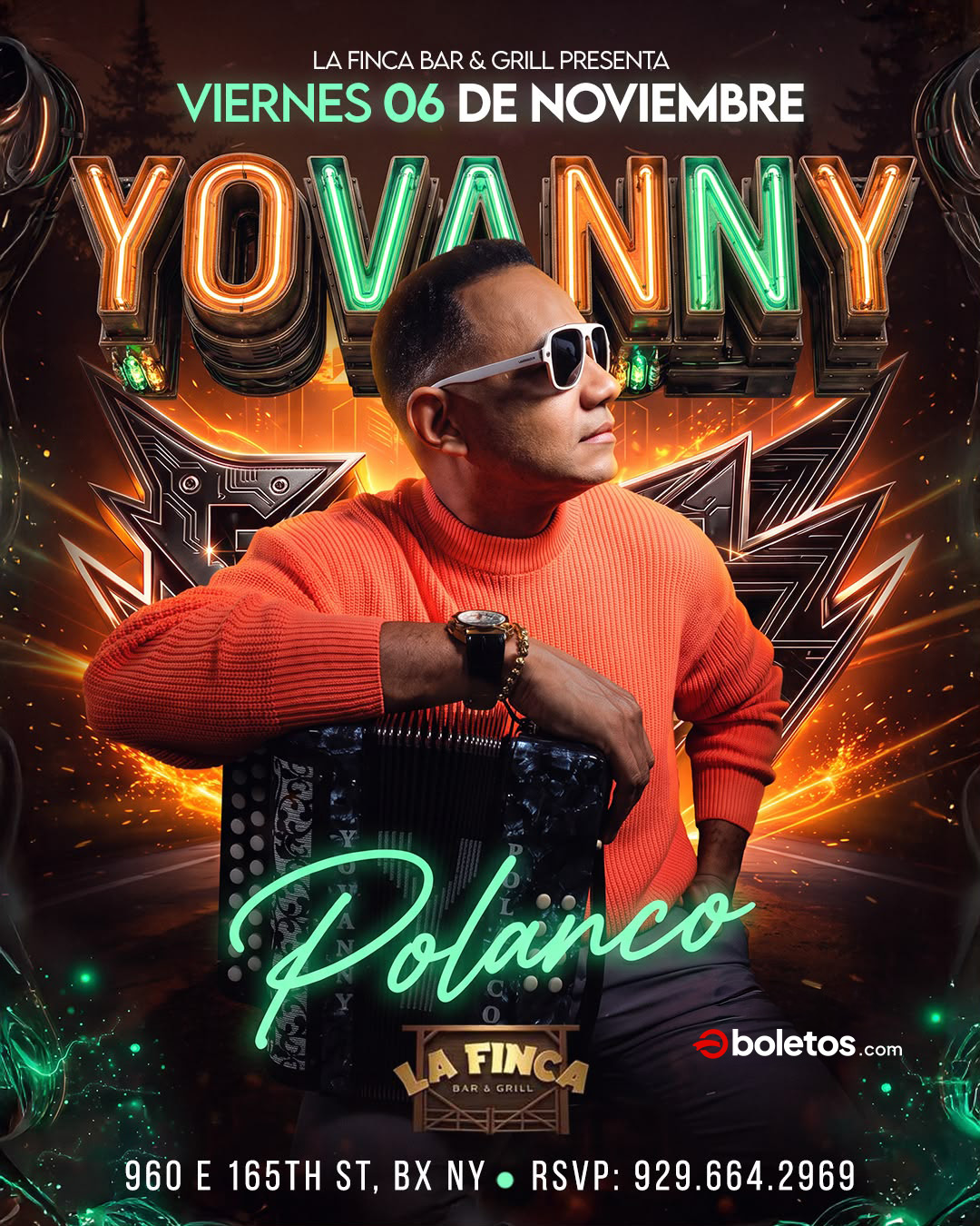 Buy tickets for YOVANNY POLANCO YOVANNY POLANCO