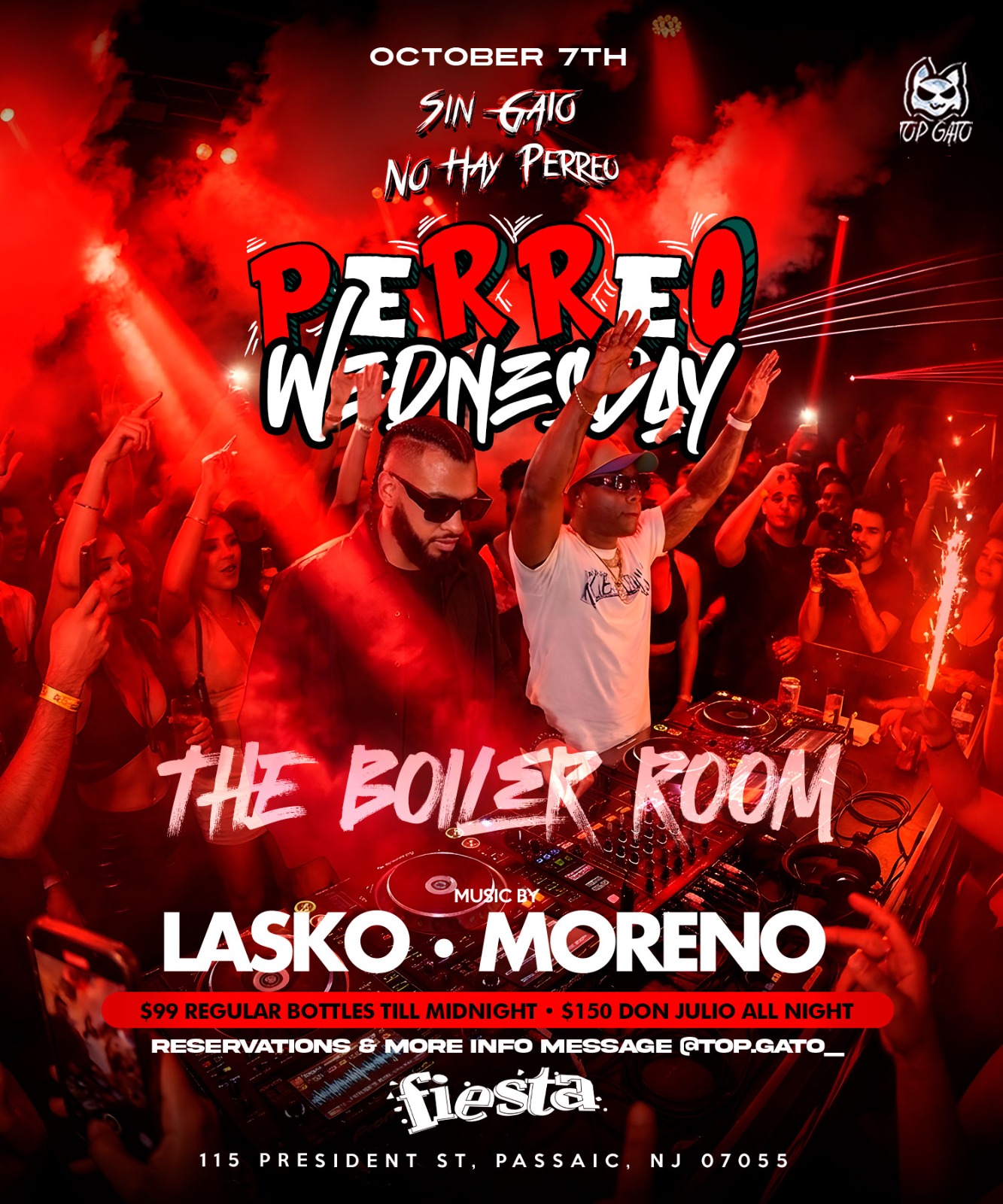 PERREO WEDNESDAY - THE BOILER ROOM