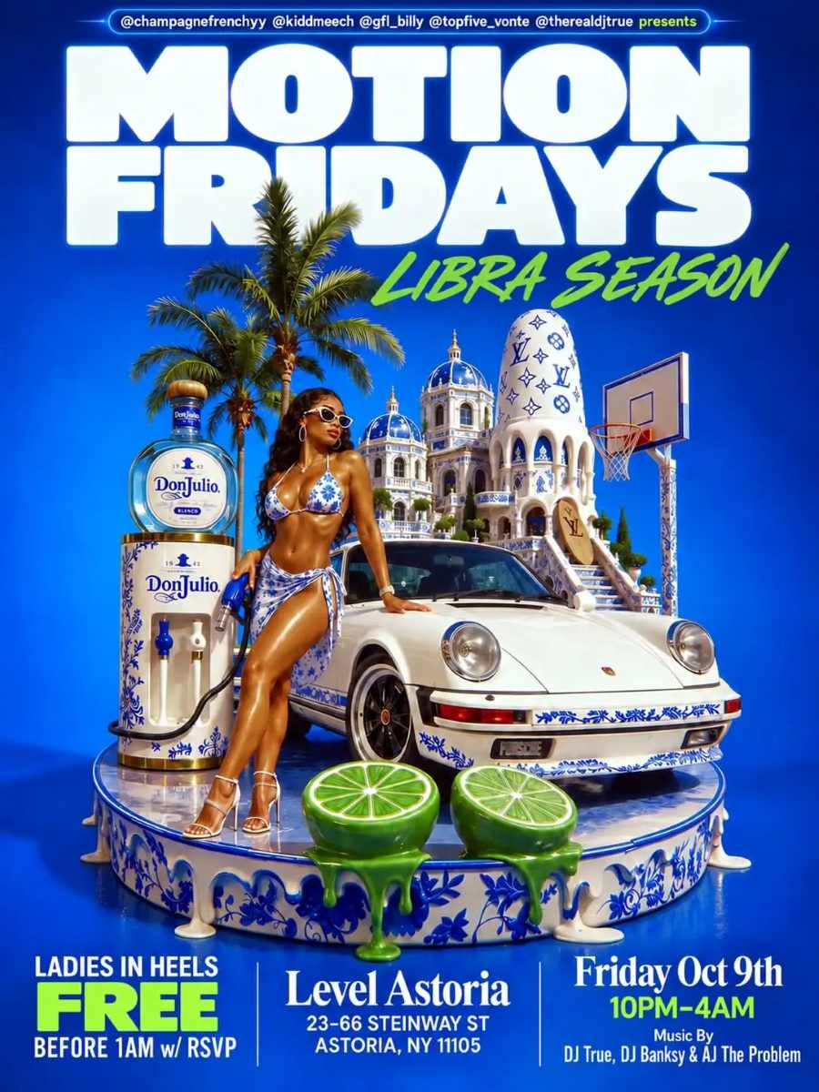 Motion Fridays Reloaded at LEVEL Astoria – October 9