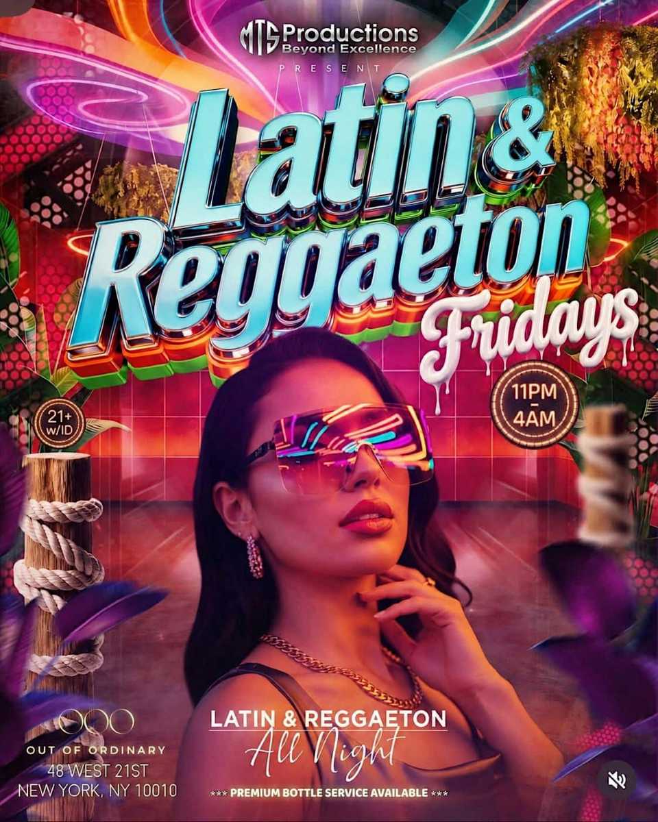 Latin & Reggaeton Fridays at OOO Nightclub