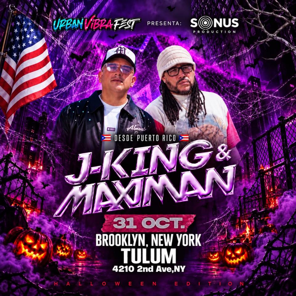 Buy tickets for J King y Maximan en Vivo en Brooklyn Halloween Party J King y Maximan en Vivo en Brooklyn Halloween Party