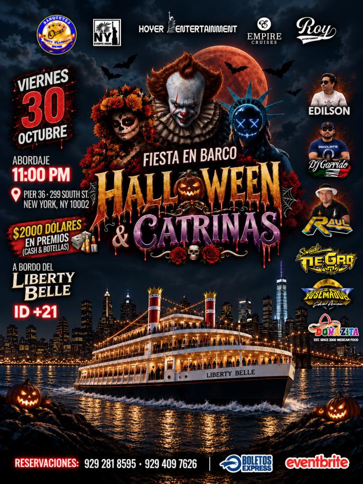 Buy tickets for Halloween & Catrinas Yacht party Halloween & Catrinas Yacht party