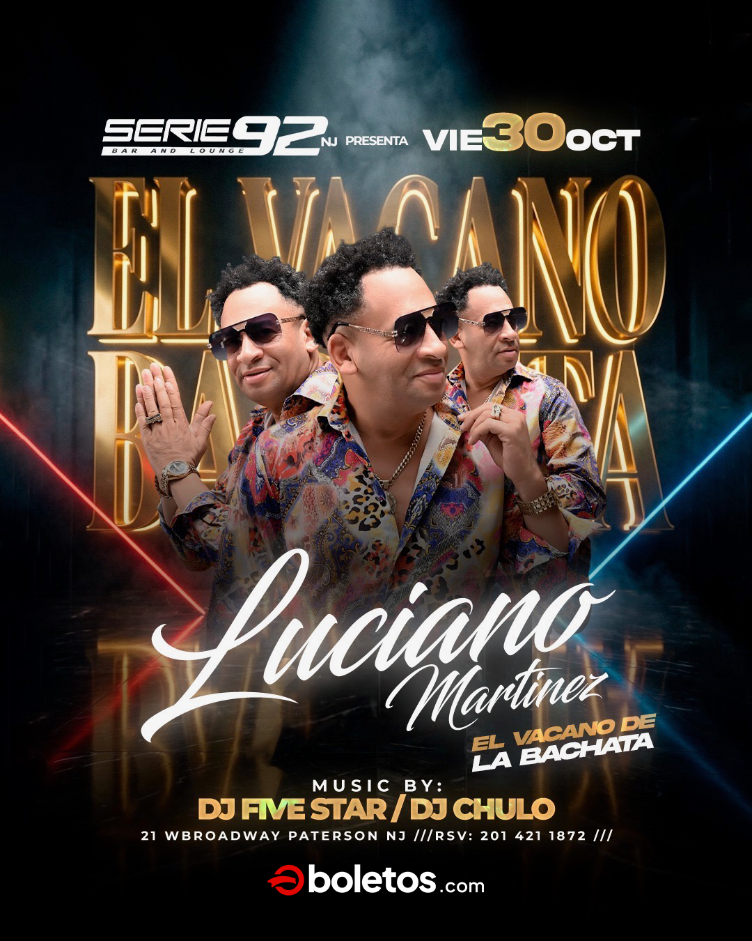 Buy tickets for LUCIANO MARTINEZ EL VACANO DE LA BACHATA LUCIANO MARTINEZ EL VACANO DE LA BACHATA