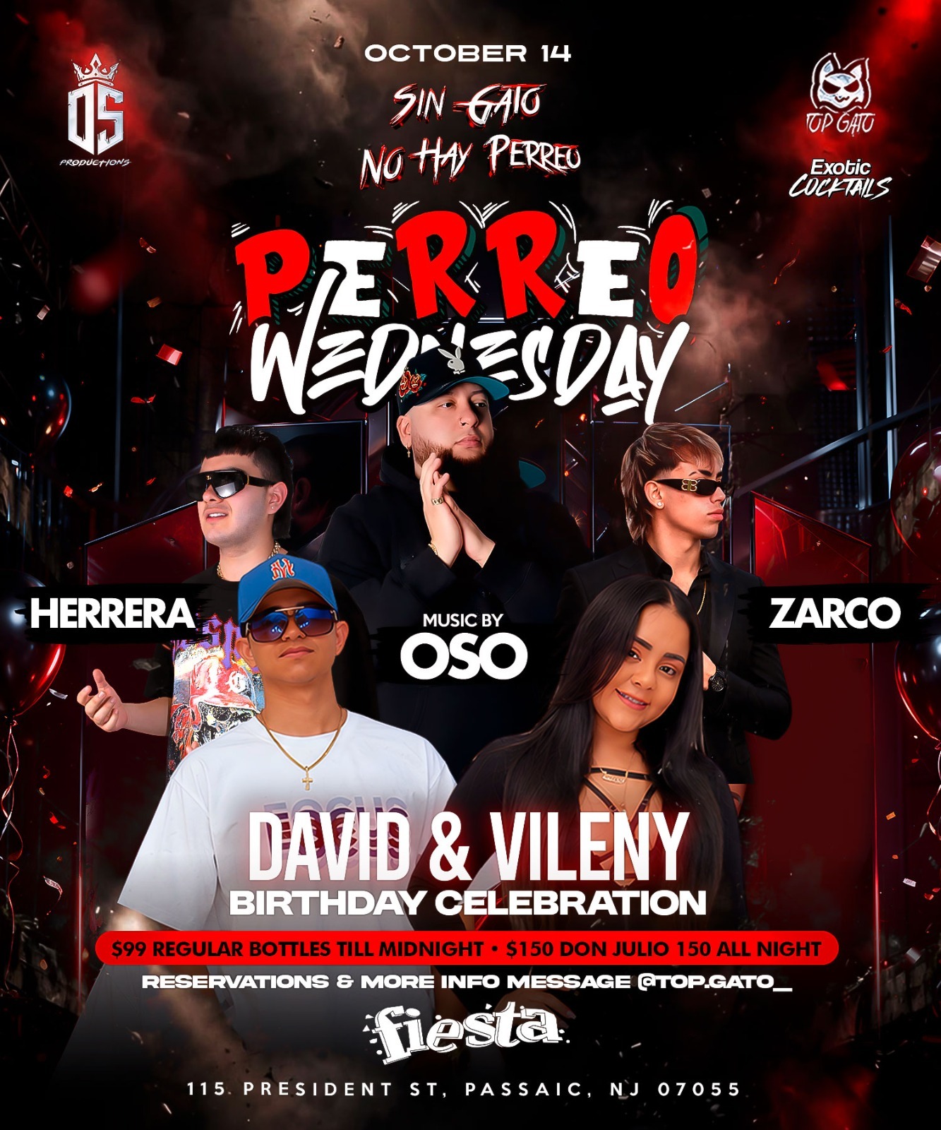Buy tickets for PERREO WEDNESDAY - DAVID & VILENY BIRTHDAY CELEBRATION PERREO WEDNESDAY - DAVID & VILENY BIRTHDAY CELEBRATION