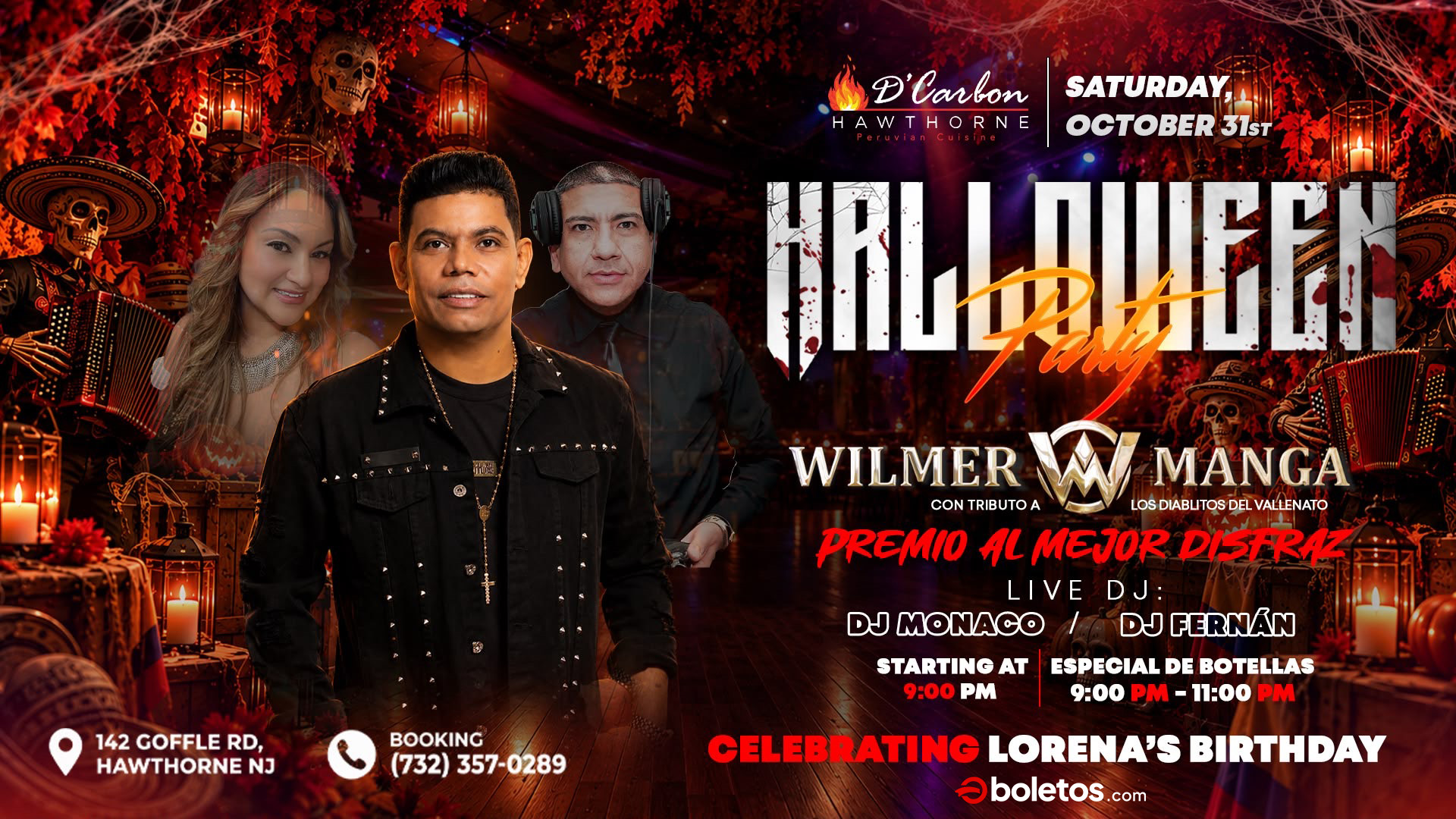 Buy tickets for HALLOWEEN PARTY - WILMER MANGA HALLOWEEN PARTY - WILMER MANGA