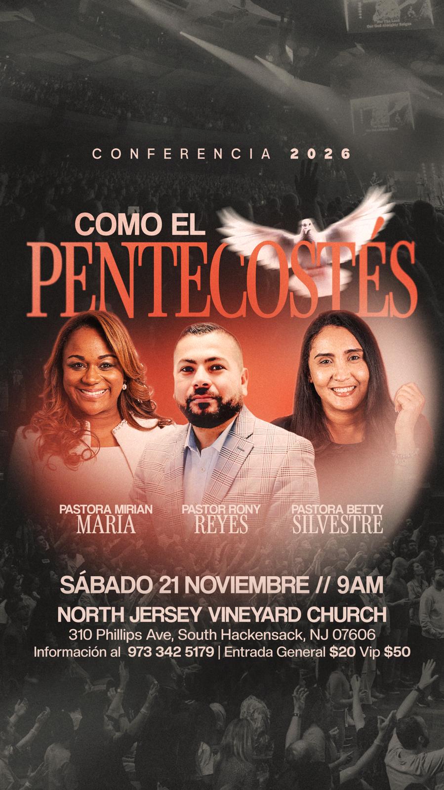 Buy tickets for COMO EL PENTECOSTES COMO EL PENTECOSTES