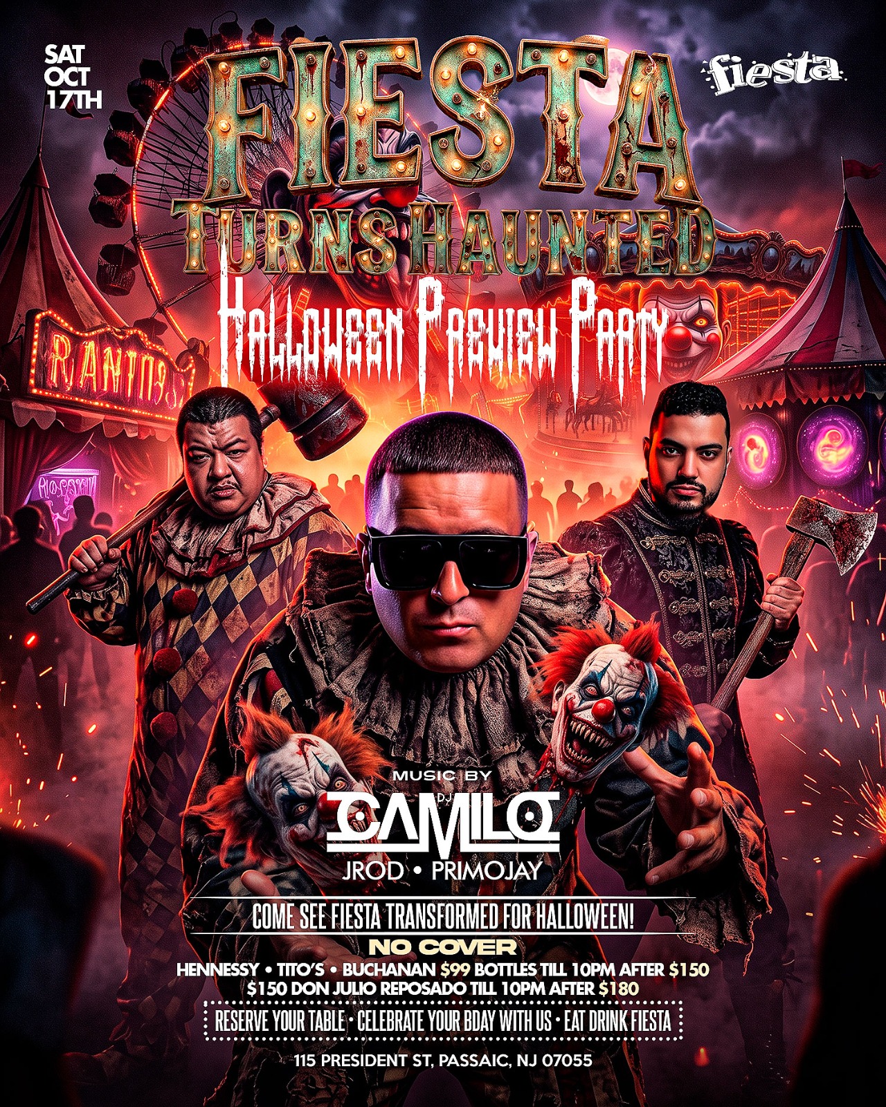 FIESTA TURNSHAUNTED - HALLOWEEN PREVIEW PARTY