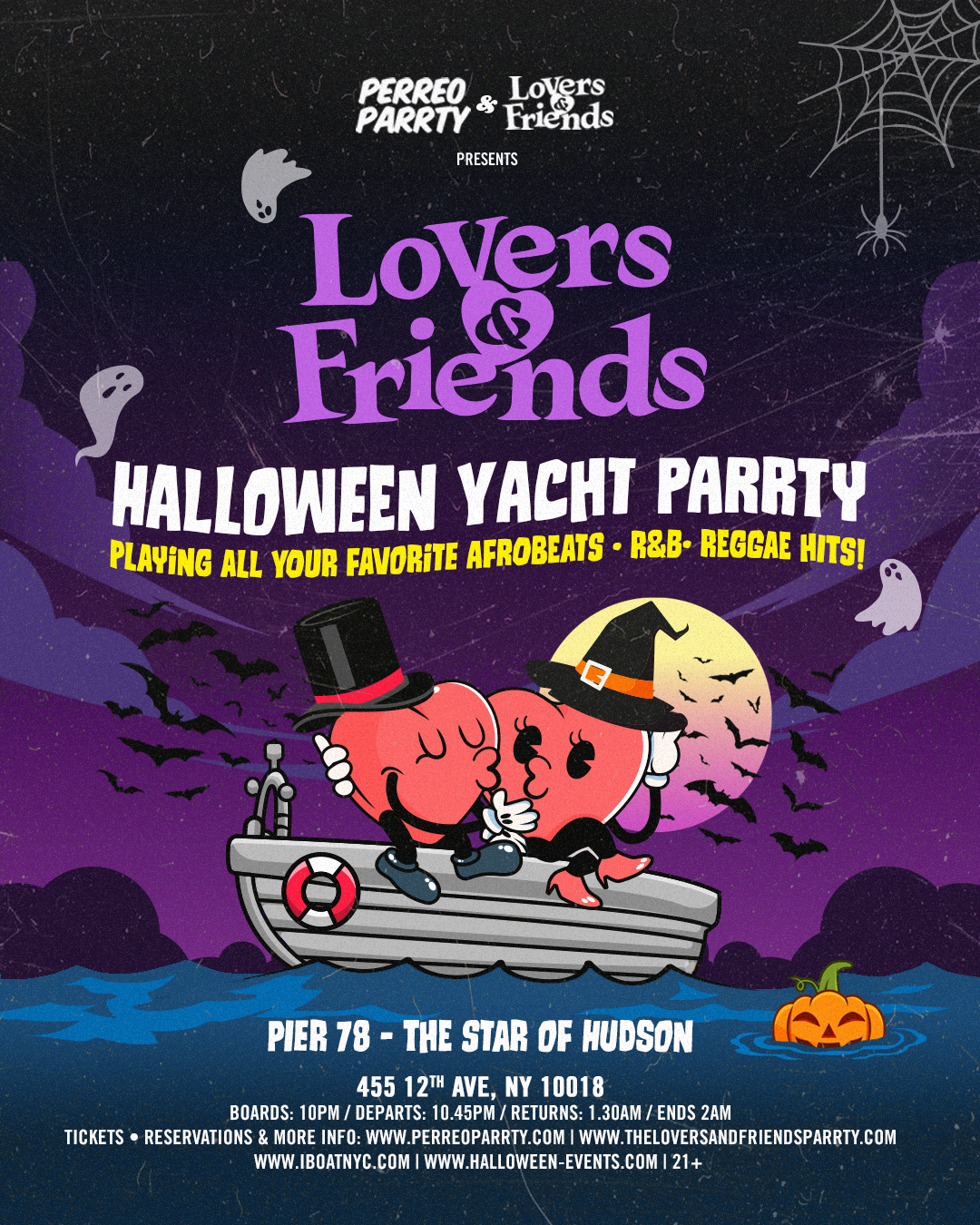 Lovers & Friends Hip-Hop & R&B Halloween Boat Party NYC