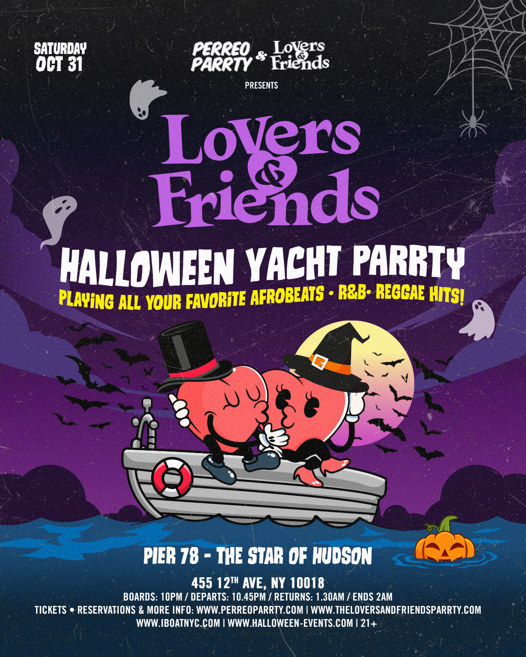 Buy tickets for Lovers & Friends Hip-Hop & R&B Halloween Boat Party NYC Lovers & Friends Hip-Hop & R&B Halloween Boat Party NYC