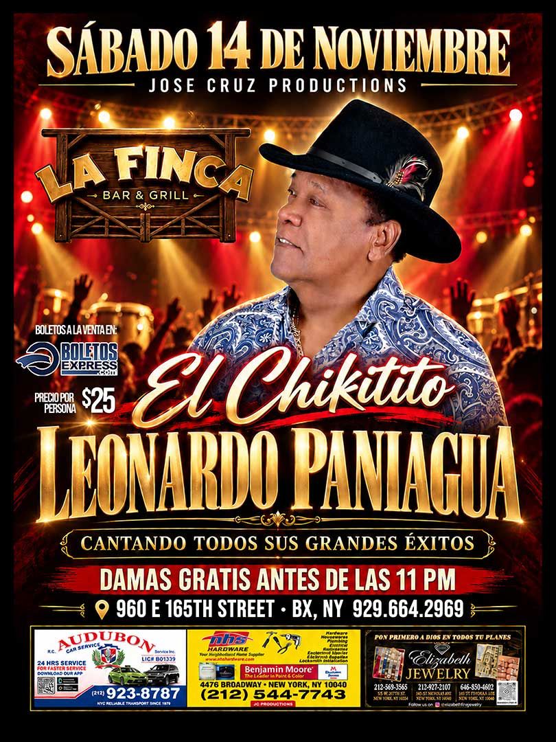 Buy tickets for LEONARDO PANIAGUA LEONARDO PANIAGUA