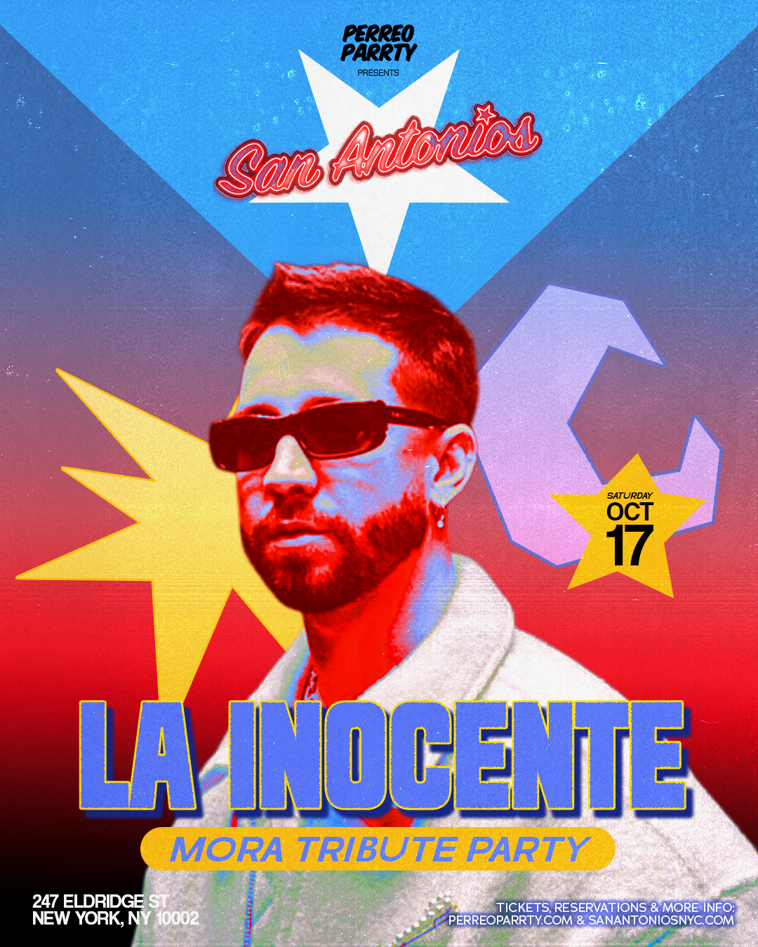 Buy tickets for MORA TRIBUTE PARTY - LA INOCENTE at San Antonios Reggaeton Bar MORA TRIBUTE PARTY - LA INOCENTE at San Antonios Reggaeton Bar