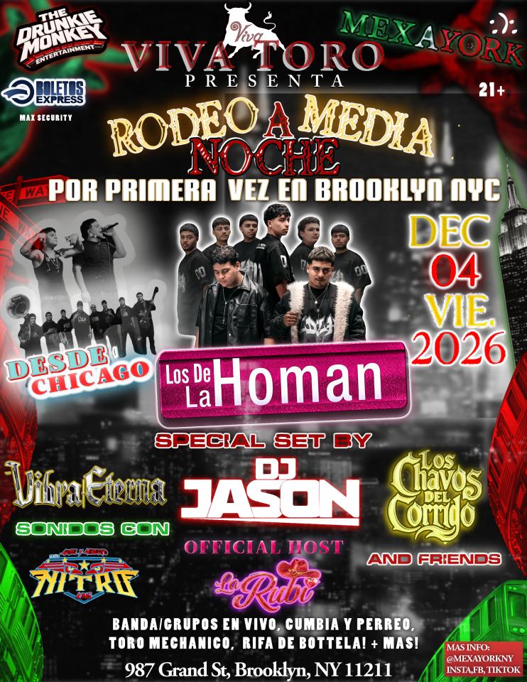Buy tickets for RODEO A MEDIA NOCHE NYC RODEO A MEDIA NOCHE NYC