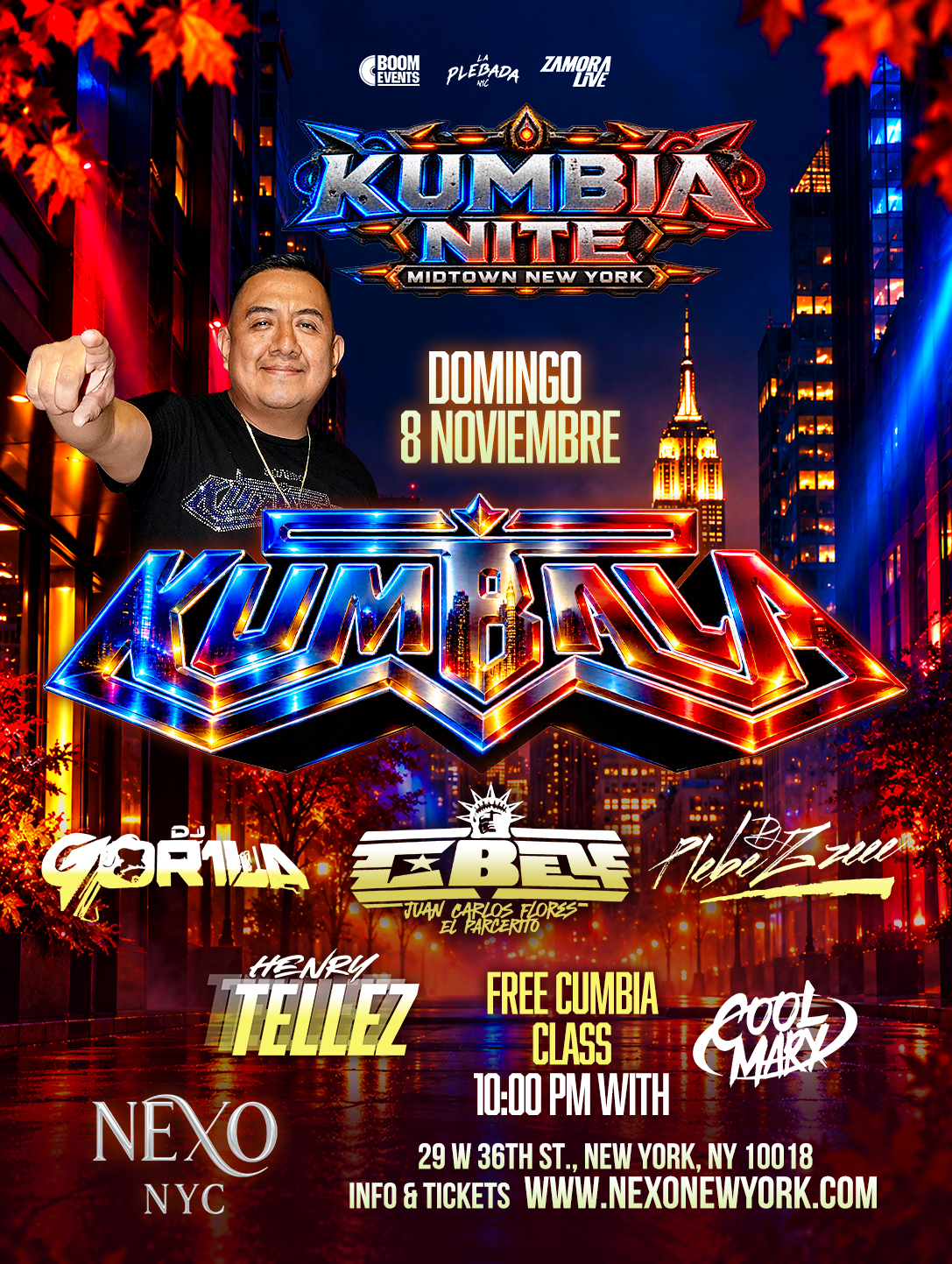 Buy tickets for Kumbia nite Kumbia nite