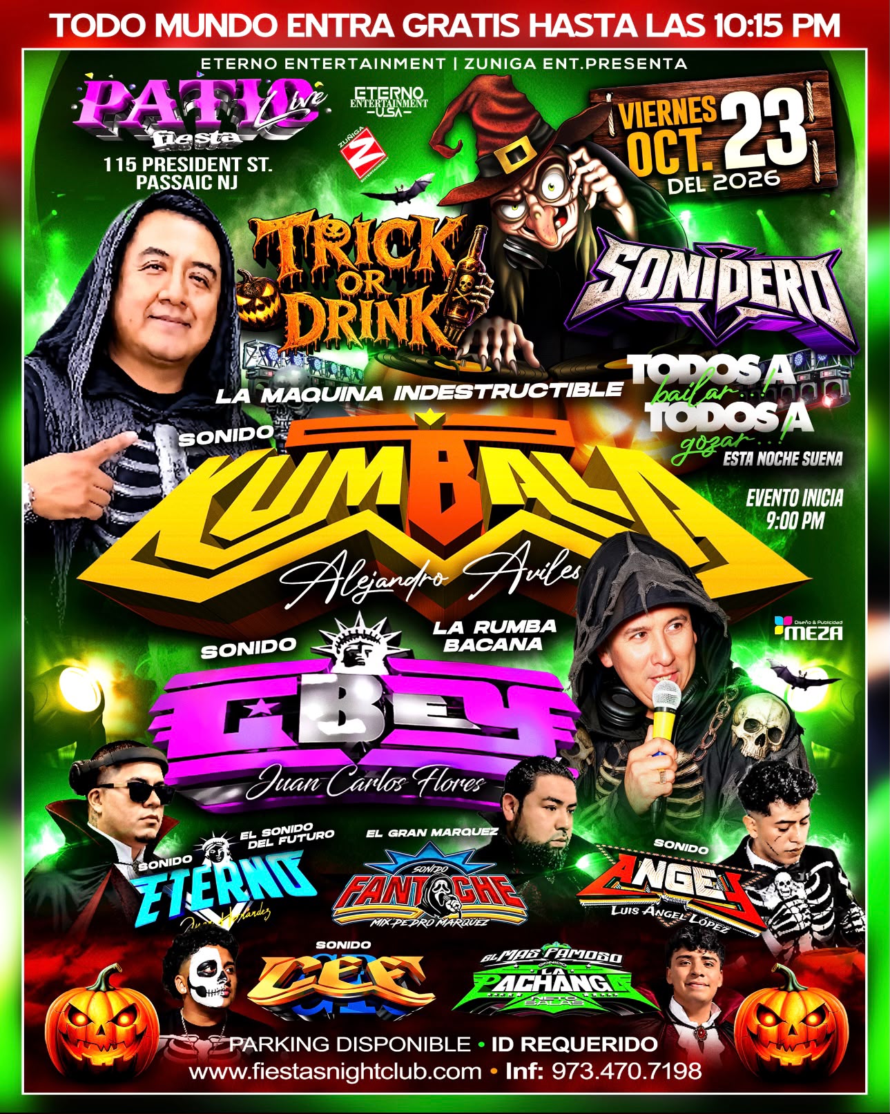 Buy tickets for TRICK OR DRINK SONIDERO TRICK OR DRINK SONIDERO