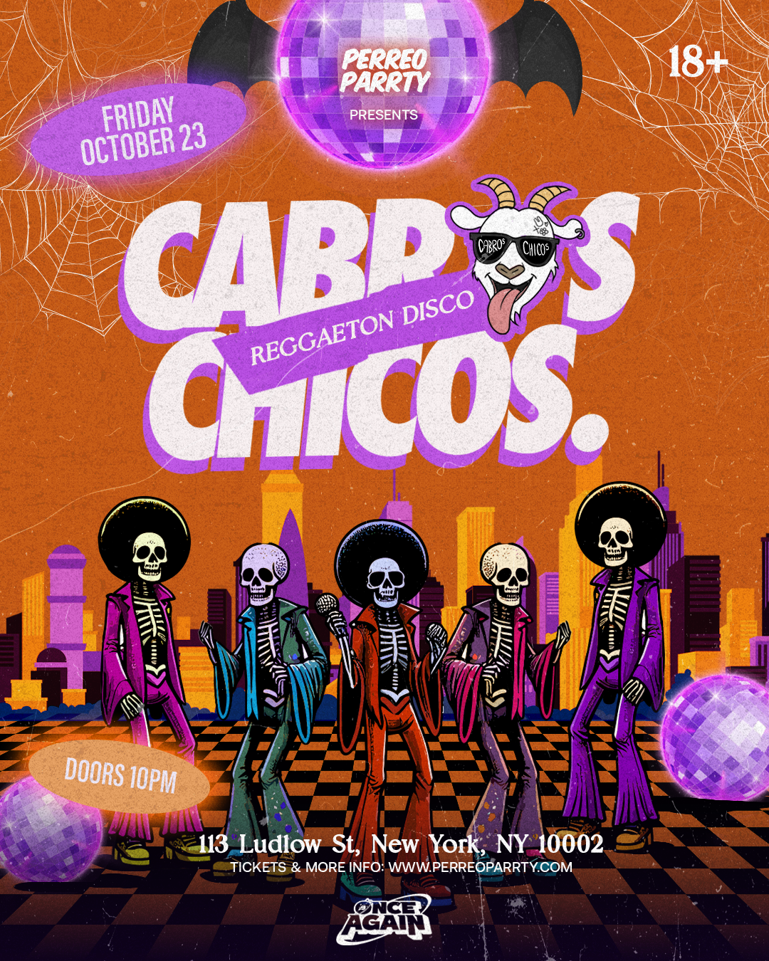 Reggaeton Disco - Latin Perreo Halloween Parrty (18+)