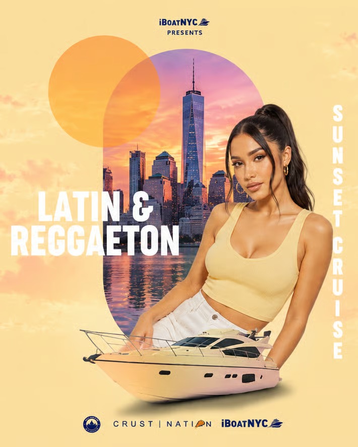 Halloween NYC #1 LATIN & REGGAETON Sunset Yacht Cruise Boat Party