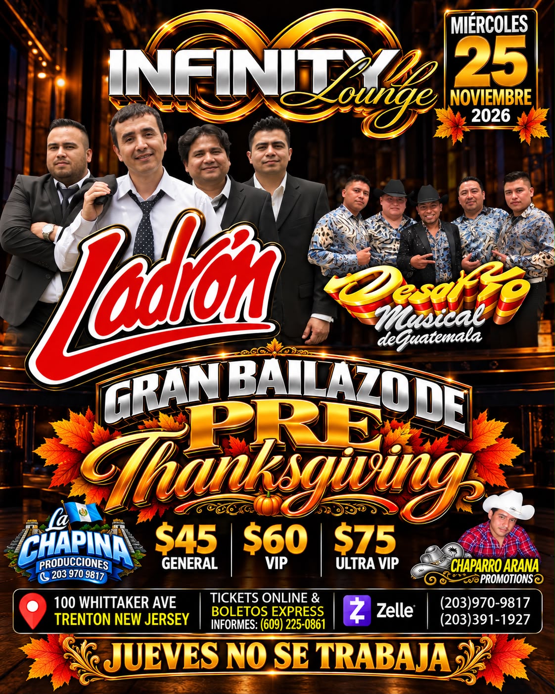 Buy tickets for GRAN BAILAZO DE PRE THANKSGIVING GRAN BAILAZO DE PRE THANKSGIVING