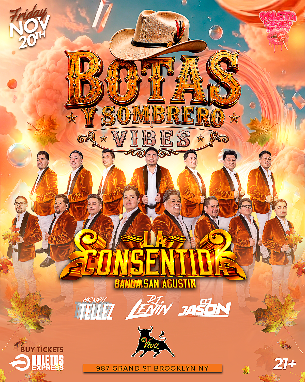 Botas Y Sobrero Vibescon La Banda Consentida