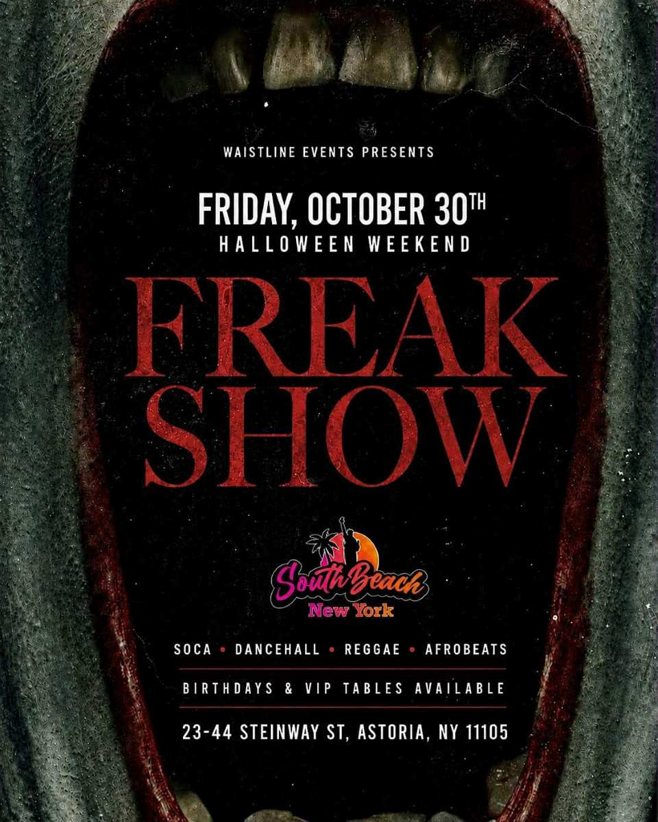 Buy tickets for Freak Show Halloween Weekend at South Beach Astoria Freak Show Halloween Weekend at South Beach Astoria
