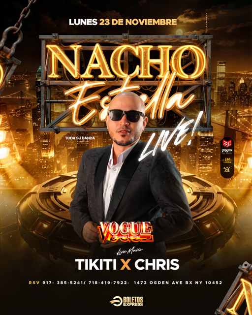 Buy tickets for NACHO ESTRELLA NACHO ESTRELLA