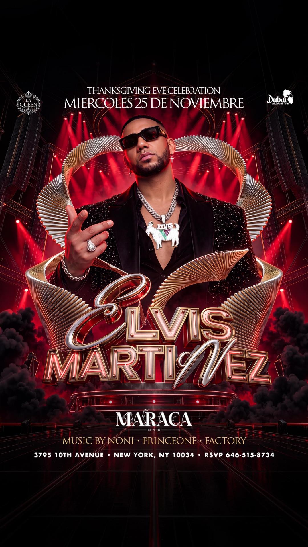 Buy tickets for Elvis Martínez Elvis Martínez