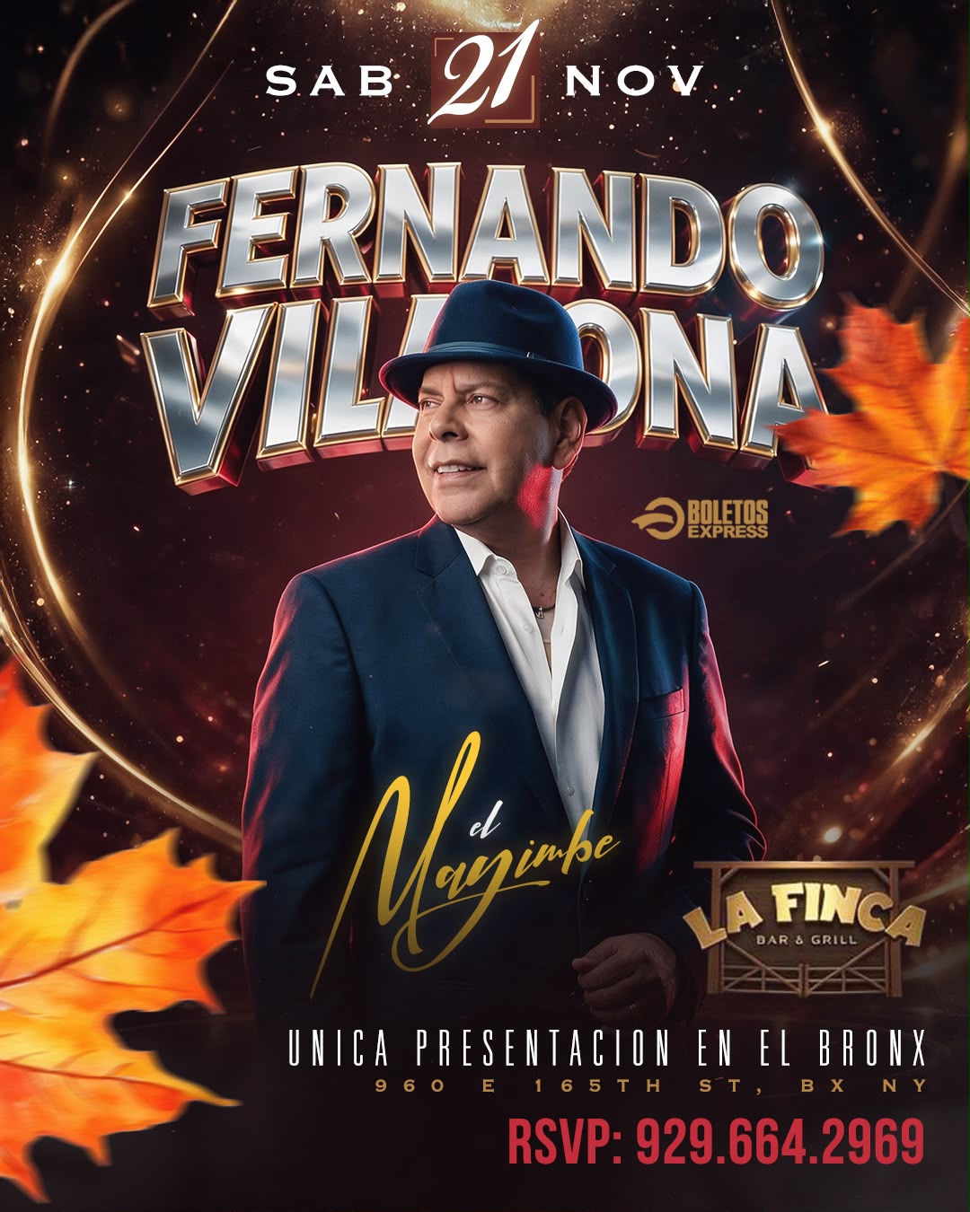 Buy tickets for FERNANDO VILLALONA FERNANDO VILLALONA