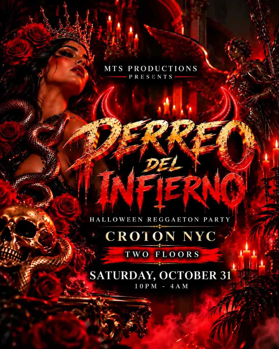 Buy tickets for Perreo del Infierno: Halloween Reggaeton Party – Croton NYC Perreo del Infierno: Halloween Reggaeton Party – Croton NYC